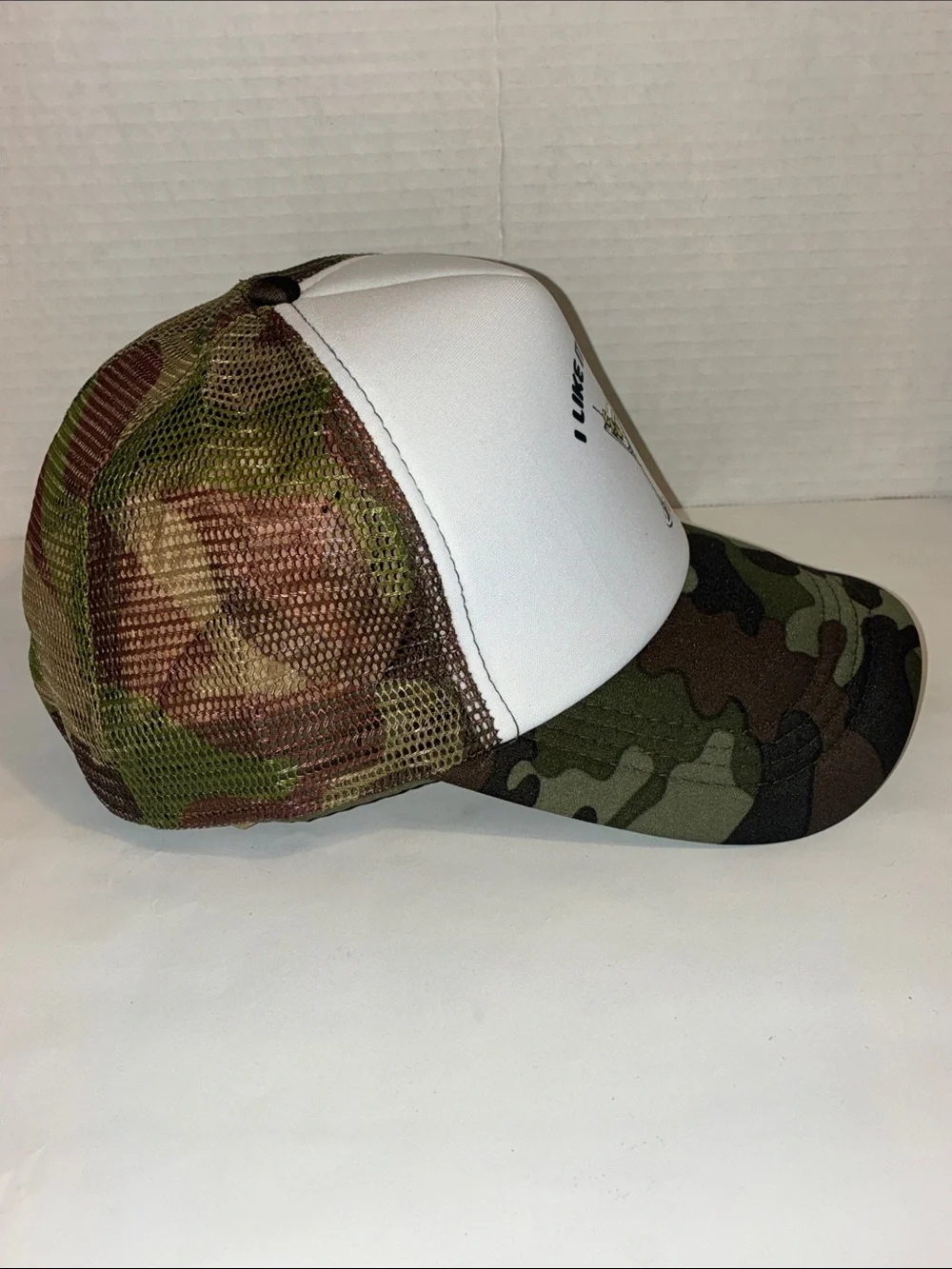 I Like It Dirty Camo Trucker Hat Unisex